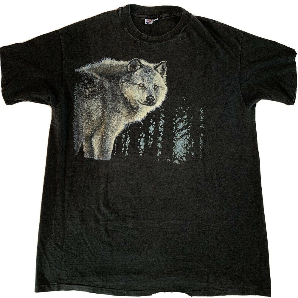 Vintage Great Smoky Mountains Wolf T-Shirt